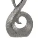 Figura Decorativa Alexandra House Living Plateado Cerámica 23,5 x 9 x 38 cm