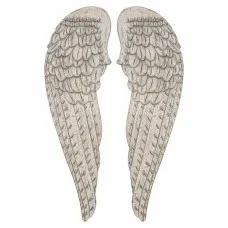 Set de Figuras Alexandra House Living Blanco Madera MDF Alas 4 x 103 x 32 cm