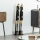 Set of Figures Alexandra House Living Brown Wood Ethnic 11 x 100 x 11 cm 2 Pieces