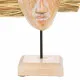 Decorative Figure Alexandra House Living Natural Wood Glass Marine algae Mask 53 x 13 x 30 cm