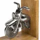 Sujetalibros Alexandra House Living Aluminio Madera de mango Moto 10 x 17 x 30 cm