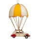 Decorative Figure Alexandra House Living Yellow Iron ABS Balloon Car Parachute 17 x 31 x 18 cm