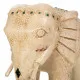 Figura Decorativa Alexandra House Living Blanco Madera de mango Elefante 11 x 24 x 24 cm