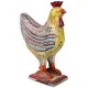 Figura Decorativa Alexandra House Living Madera de mango Gallo 15 x 41 x 31 cm