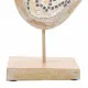 Decorative Figure Alexandra House Living White Natural Wood Glass Bird 26 x 12 x 30 cm