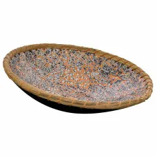 Centerpiece Alexandra House Living Golden Ceramic 31 x 8 x 31 cm