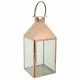 Farol Alexandra House Living Cobre Vidrio Acero Inoxidable 28 x 66 x 29 cm