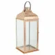 Lantern Alexandra House Living Copper Glass Stainless steel 29 x 70 x 29 cm