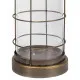 Farol Alexandra House Living Latón Metal Vidrio 17 x 56 x 17 cm