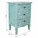 Nightstand Alexandra House Living Blue 32 x 67 x 46 cm