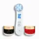 Facial Massager with Radiofrequency, Phototherapy and Electrostimulation Drakefor 9905 White 3 Pieces