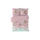 Duvet cover set Pierre Cardin Morgana Pink Single 3 Pieces