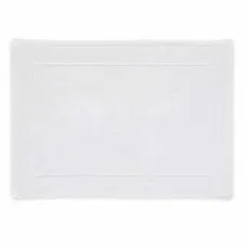 Bath rug Tejidos Reina White 50 x 70 cm