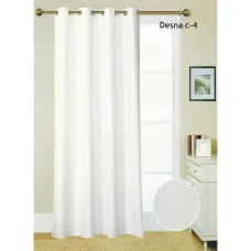 Cortina Hosteline DESNA Blanco 140 x 260 cm