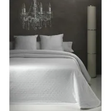 Colcha Hosteline CARMINA Blanco Cama de 150 (1 Pieza)