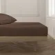 Sábana Bajera Ajustable Happy Home Marrón Cama de 120