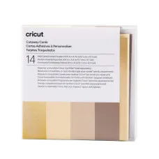 Insertion Cards for Cutting Plotter Cricut Neutrals S40 (14 Units)