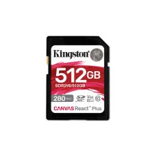 Tarjeta de Memoria SDXC Kingston Technology Canvas React Plus 512 GB