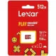 Tarjeta Micro SD Lexar LMSPLAY512G-BNNNG 512 GB