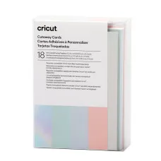 Insertion Cards for Cutting Plotter Cricut Pastel R10 (18 Units)