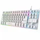 Teclado Gaming Trust GXT 833W Blanco Qwerty Español QWERTY