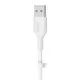 USB-C Cable to USB Belkin BOOST↑CHARGE Flex White 2 m (1 Unit)
