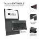 Funda para Tablet y Teclado Subblim SUBKT3BTS055 Negro Qwerty Español QWERTY