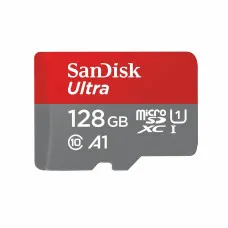 Tarjeta de Memoria Micro SD con Adaptador SanDisk Ultra 128 GB