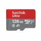 Micro SD Memory Card with Adaptor SanDisk Ultra 128 GB