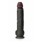 Realistic Dildo Captain Red Prodigy TPE Black 34,5 cm