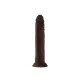 Realistic Dildo Shaft MAHOGANY Silicone