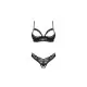 Conjunto de Lencería Obsessive Negro M/L