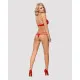 Conjunto de Lencería Obsessive 838-SET-3 Rojo L/XL