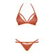 Underwear Set Obsessive 838-SET-3 Red S/M