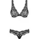 Underwear Set Obsessive Luvae Black L/XL