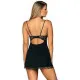 Picardías Obsessive Luvae Negro S/M