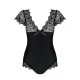 Leotard Obsessive Moketta S/M Black