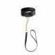 Collar Negro Con Correa Maze Bijoux Indiscrets 11116