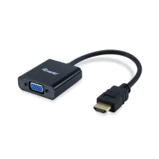 Adaptador HDMI a SVGA con Audio Equip 11903607 Negro