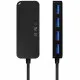 USB Hub Aisens A109-0716 Black (1 Unit)