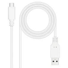 Cable USB 2.0 NANOCABLE Blanco 3 m