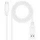 USB 2.0 Cable NANOCABLE White 3 m