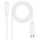 USB 2.0 Cable NANOCABLE White 3 m