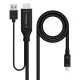 Cable USB-C a HDMI NANOCABLE Negro 1,8 m
