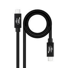 Cable USB NANOCABLE Negro 1,8 m