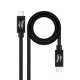 Cable USB NANOCABLE Negro 1,8 m