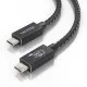 Cable USB-C a USB-C Aisens A156-0866 Negro 50 cm