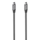 Cable USB-C a USB-C Aisens A107-0875 3 m Gris