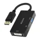 Adaptador DisplayPort a VGA / HDMI / DVI-D Aisens A125-0861 Negro