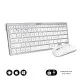 Teclado y Ratón Subblim SUBKBC-OCO010 Plateado
